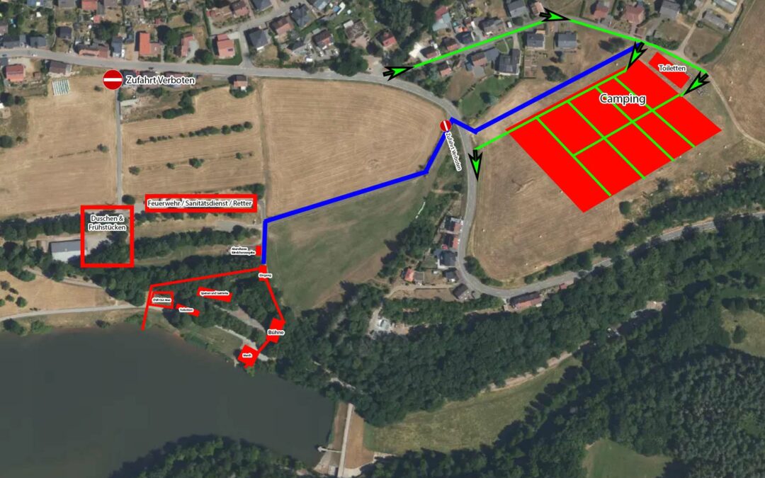 Neues Camping Gelände erklärt
